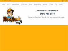 Tablet Screenshot of massjunk.com